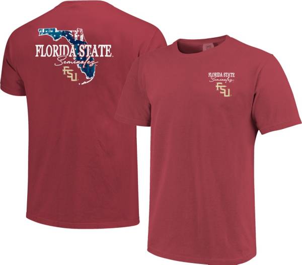 Image One Men's Florida State Seminoles Garnet Stars N Stripes T-Shirt