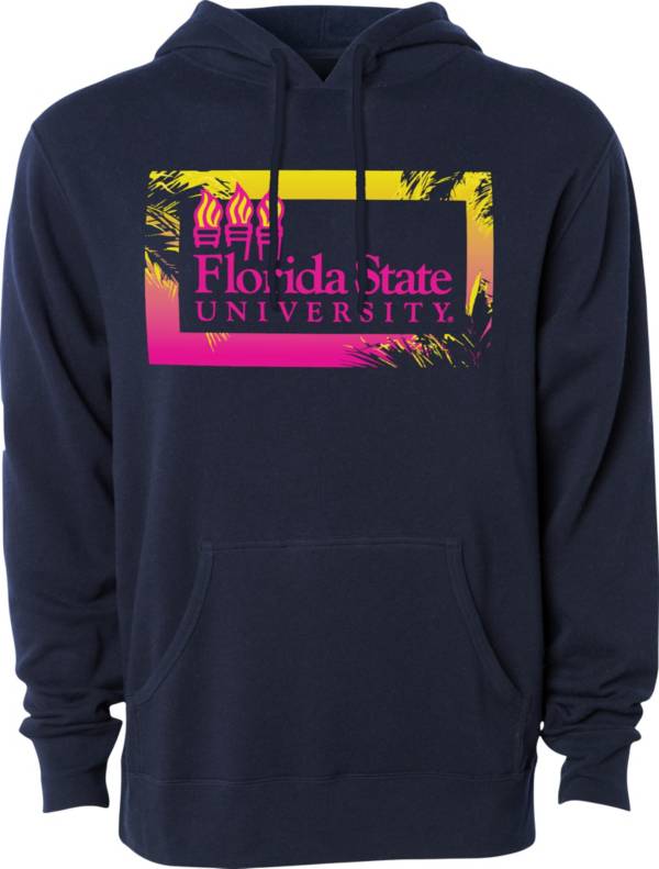 Image One Men's Florida State Seminoles Navy Beach Pullover Hoodie