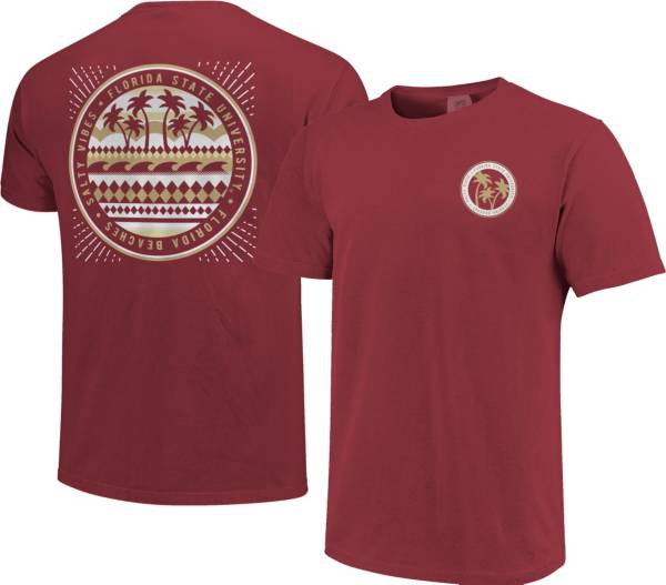 Image One Men's Florida State Seminoles Garnet Salty Vibes T-Shirt