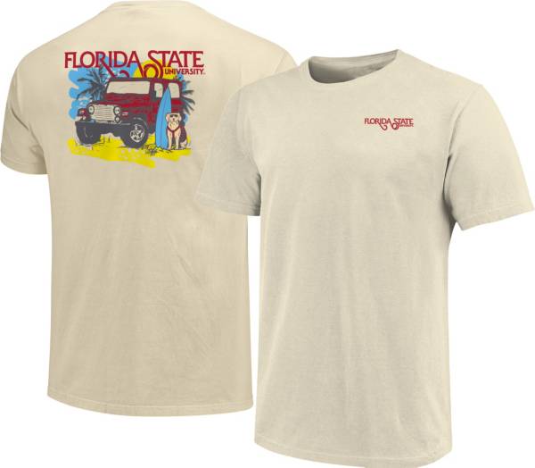 Image One Men's Florida State Seminoles Beach White T-Shirt