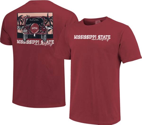 Image One Men's Mississippi State Bulldogs Maroon SUV Adventure T-Shirt