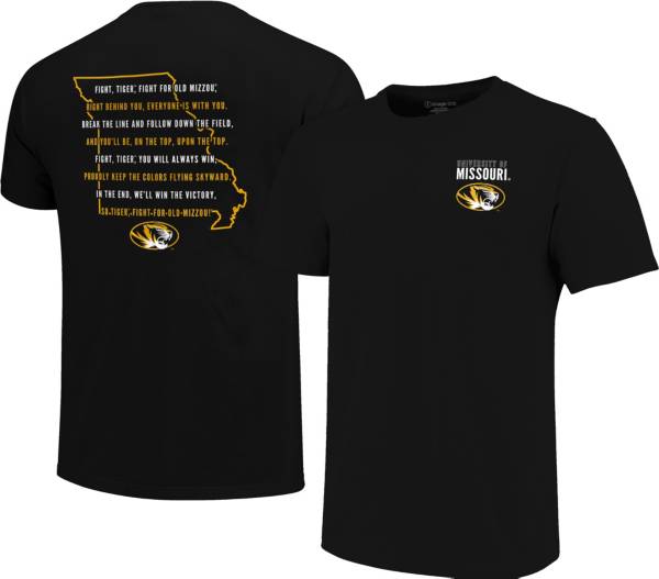 Image One Men's Missouri Tigers Black Fight Song T-Shirt