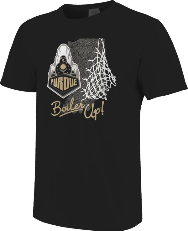Image One Men's Purdue Boilermakers Black Boiler Up Basketball T-Shirt product image