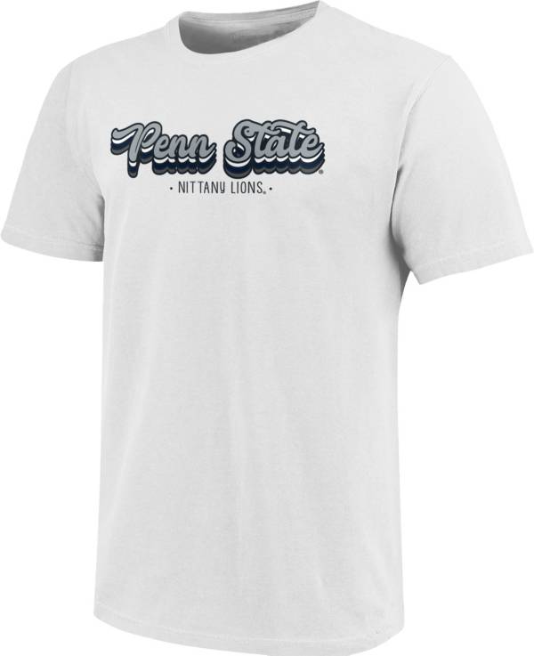 Image One Women's Penn State Nittany Lions White Retroscript T-Shirt product image
