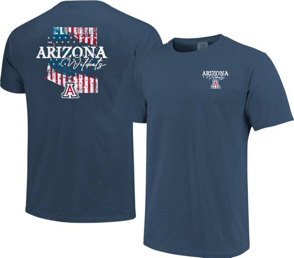 Image One Men's Arizona Wildcats Navy Stars N Stripes T-Shirt