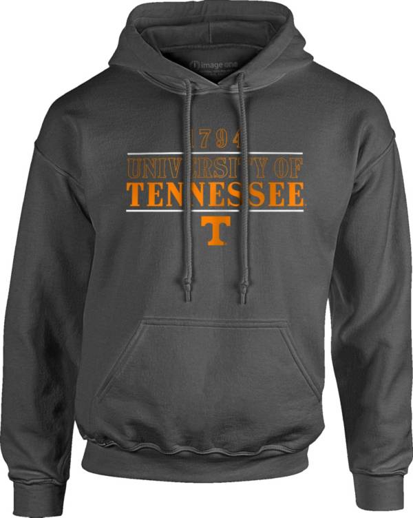 Image One Men's Tennessee Volunteers Grey University Type Hoodie