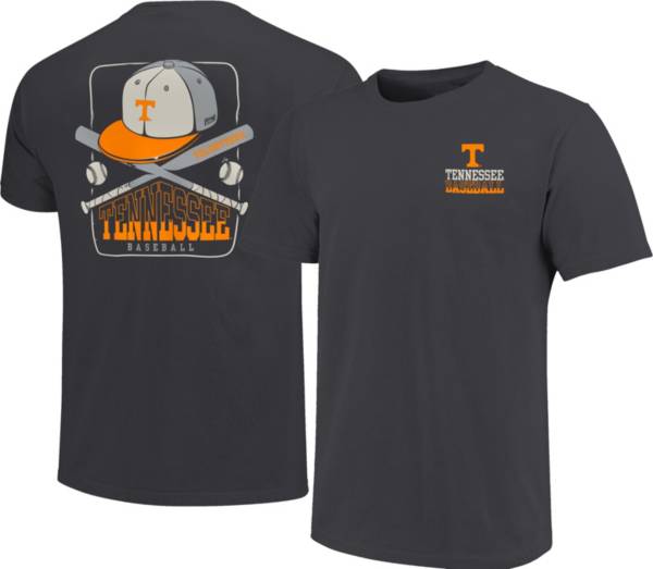 Image One Men's Tennessee Volunteers Grey Baseball Cap T-Shirt