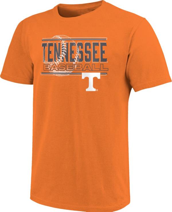 Image One Men's Tennessee Volunteers Tennessee Orange Baseball Overlay T-Shirt