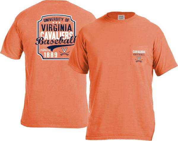 Image One Men's Virginia Cavaliers Orange Pocket T-Shirt product image