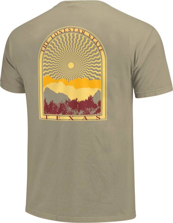 Image One Men's Texas Summer Sun Rays Graphic T-Shirt