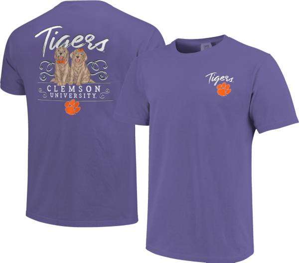 Image One Women's Clemson Tigers Regalia Double Trouble T-Shirt