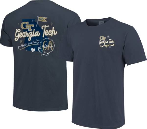 Image One Women's Georgia Southern Eagles Denim Doodles T-Shirt