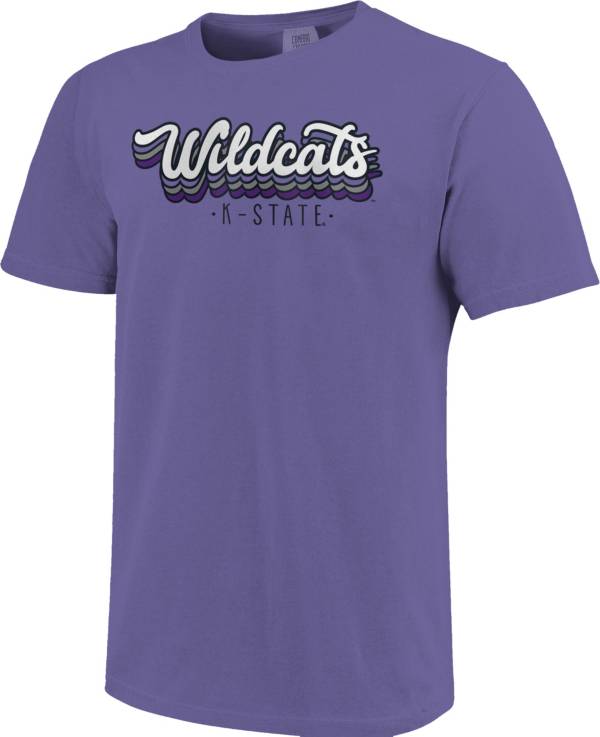 Image One Women's Kansas State Wildcats Purple Retroscript T-Shirt product image