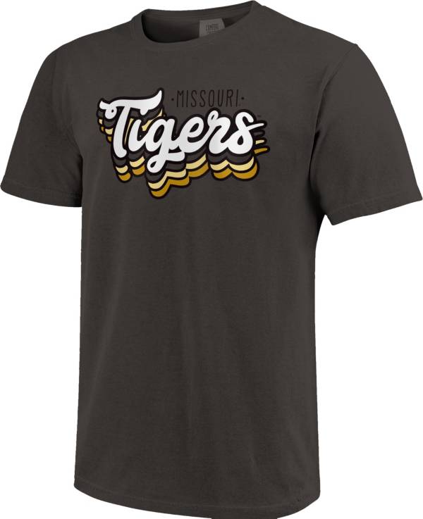 Image One Women's Missouri Tigers Grey Retroscript T-Shirt