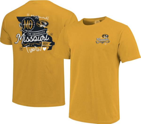 Image One Women's Missouri Tigers Gold Doodles T-Shirt | DICK'S ...