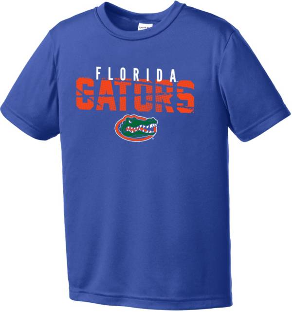 Image One Youth Florida Gators Blue Destroyed Competitor T-Shirt