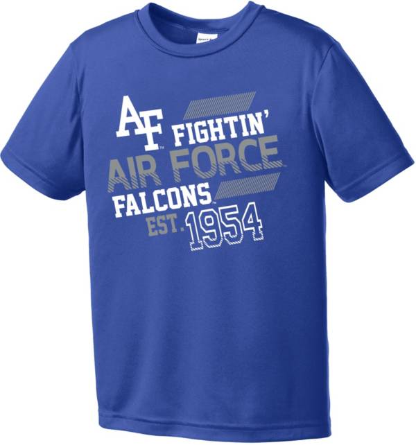 Image One Youth Air Force Falcons Blue Offsides Competitor T-Shirt