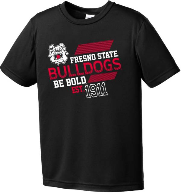 Image One Youth Fresno State Bulldogs Black Offsides Competitor T-Shirt