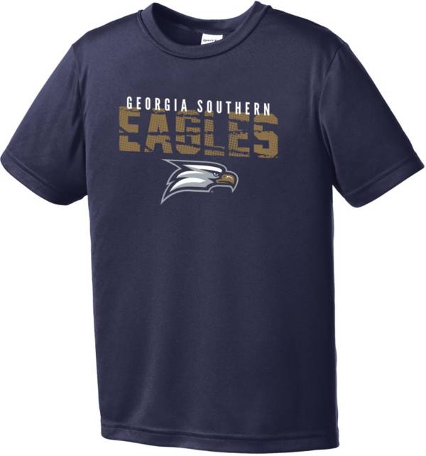 Image One Youth Georgia Southern Eagles Navy Destroyed Competitor T-Shirt