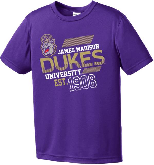 Image One Youth James Madison Dukes Purple Offsides Competitor T-Shirt product image
