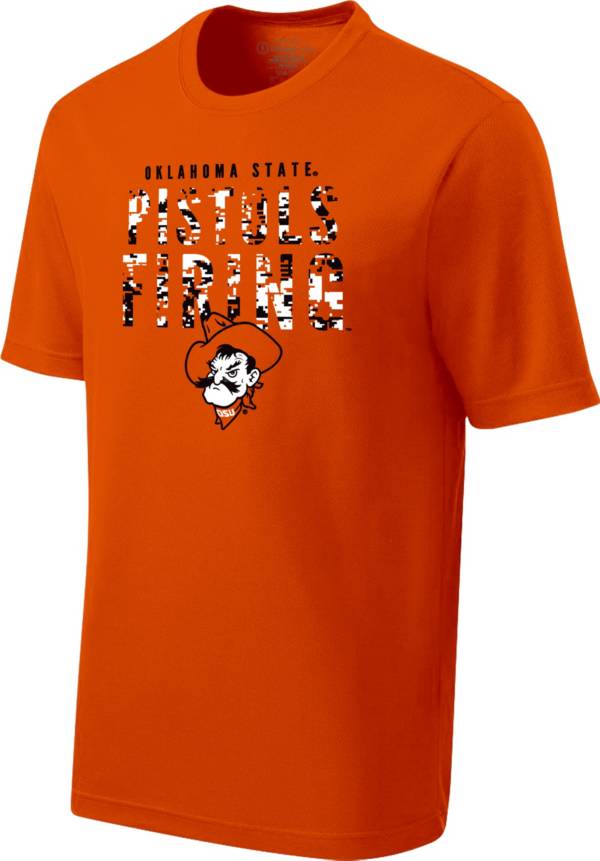 Image One Youth Oklahoma State Cowboys Orange Digital Camo Competitor T-Shirt