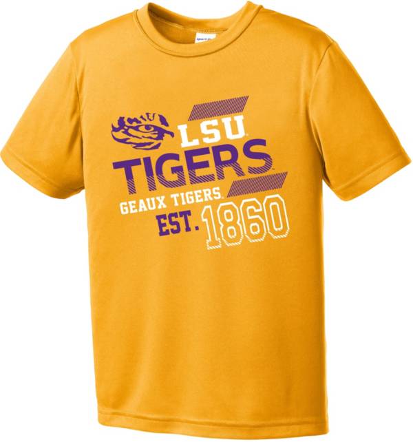 Image One Youth LSU Tigers Gold Offsides Competitor T-Shirt