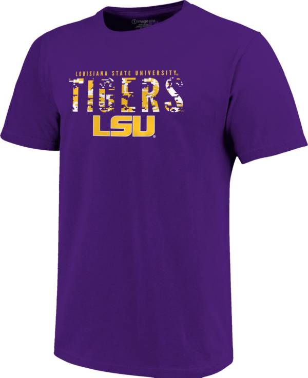 Image One Youth LSU Tigers Purple Digital Camo Competitor T-Shirt product image