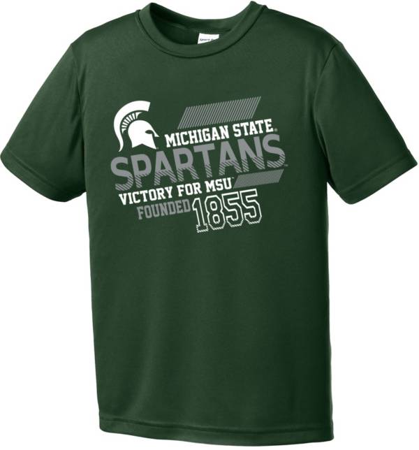 Image One Youth Michigan State Spartans Green Offsides Competitor T-Shirt