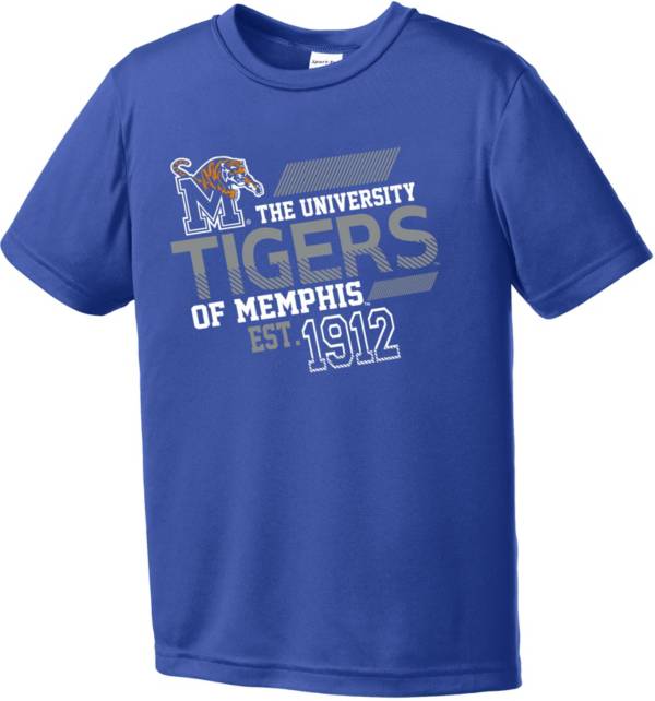 Image One Youth Memphis Tigers Blue Offsides Competitor T-Shirt product image