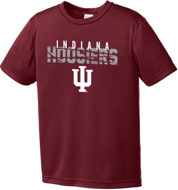 Image One Youth Indiana Hoosiers Crimson Destroyed Competitor T-Shirt product image