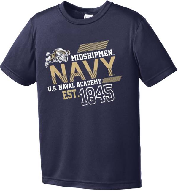 Image One Youth Navy Midshipmen Navy Offsides Competitor T-Shirt