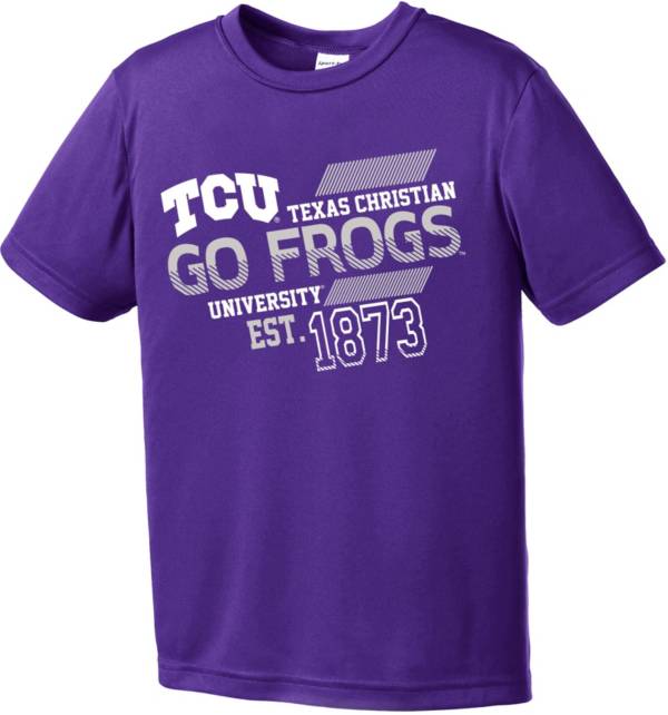 Image One Youth TCU Horned Frogs Purple Offsides Competitor T-Shirt product image