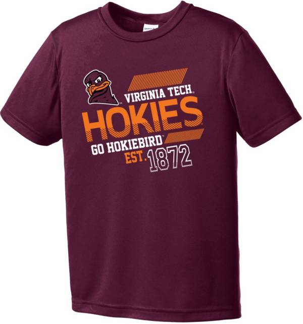 Image One Youth Virginia Tech Hokies Maroon Offsides Competitor T-Shirt product image