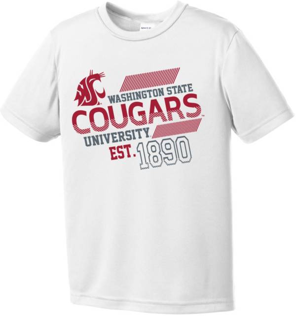 Image One Youth Washington State Cougars White Offsides Competitor T-Shirt