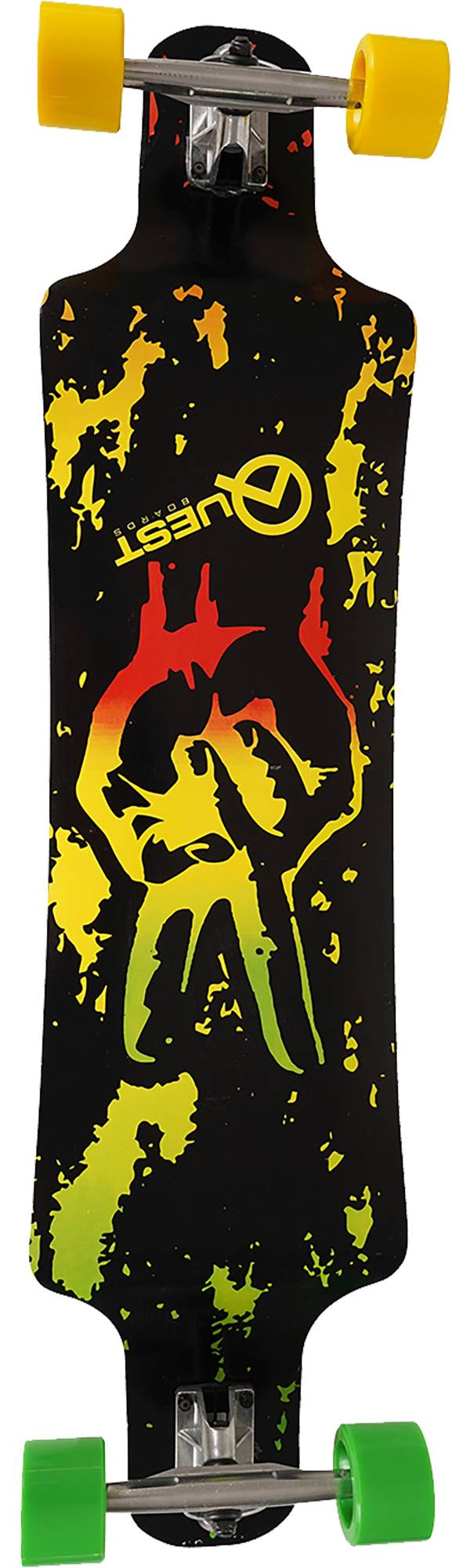 Quest 41” Peace Sign Double Drop Longboard