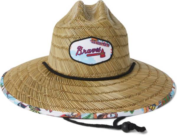 Reyn Spooner Men's Atlanta Braves Scenic Straw Hat
