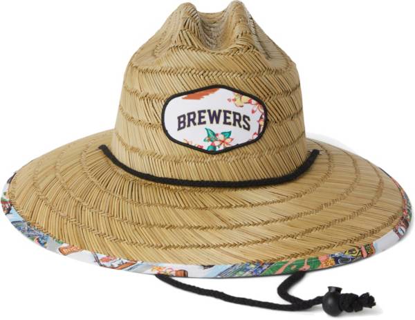 Reyn Spooner Men's Milwaukee Brewers Scenic Straw Hat