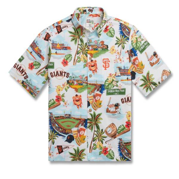 Reyn Spooner Men's San Francisco Giants White Scenic Button-Down Shirt product image