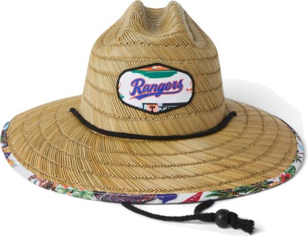 Reyn Spooner Men's Texas Rangers Scenic Straw Hat