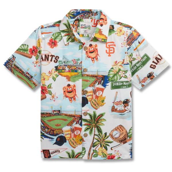 Reyn Spooner Youth San Francisco Giants White Scenic Button-Down Shirt product image