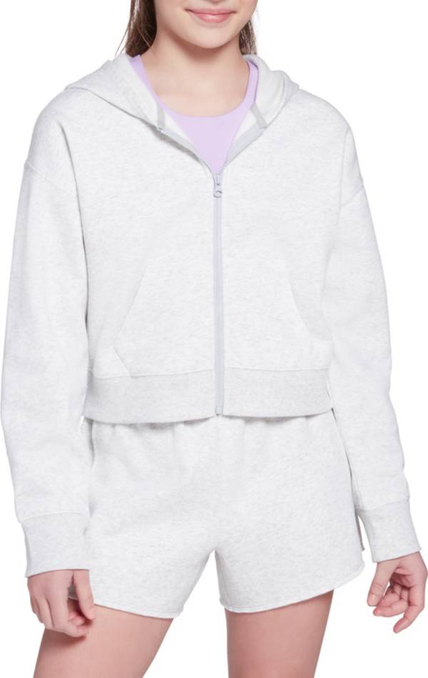 DSG Girls' Cropped Zip Hoodie