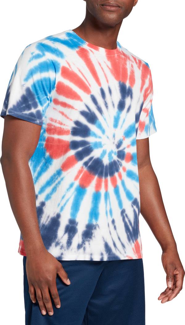 DSG Men's Americana Tie Dye Short Sleeve Cotton T-Shirt