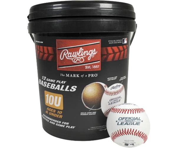 Rawlings CROLB 10U Official Practice Baseball Bucket - 12 Pack product image
