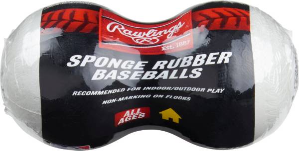 Rawlings Youth Indoor/Outdoor Play Training Baseballs - 2 Pack