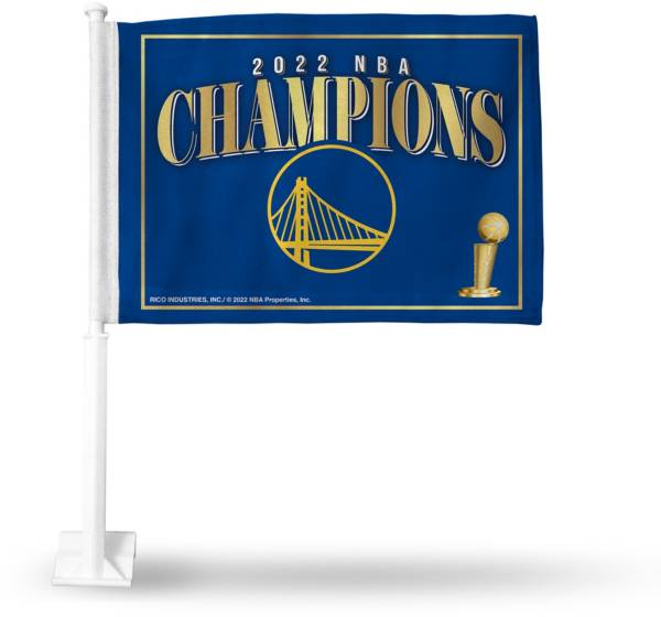 Rico 2022 NBA Champions Golden State Warriors Car Flag