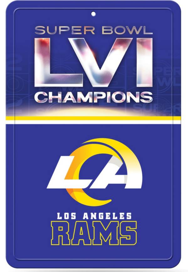 Rico 2021 Super Bowl LVI Champions Los Angeles Rams Metal Sign product image