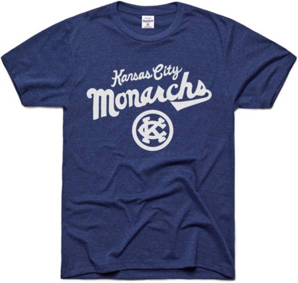 Charlie Hustle Kansas City Monarchs Museum Navy T-Shirt
