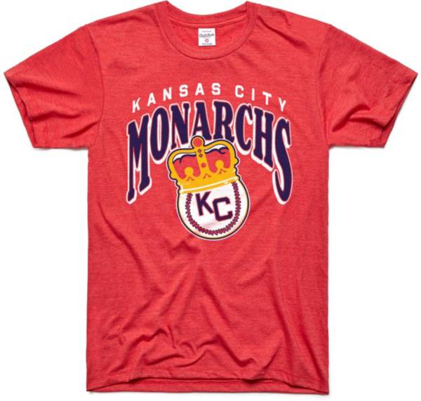 Charlie Hustle Negro League Baseball Kansas City Monarchs Red T-Shirt