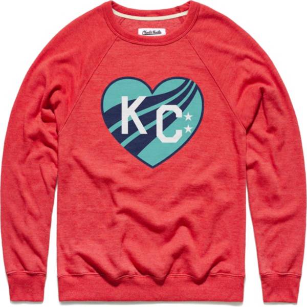 Charlie Hustle KC Heart Red Pullover Hoodie