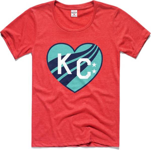 Charlie Hustle KC Heart Red T-Shirt